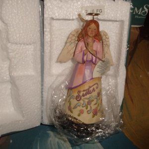 Jim Shore Forever a Sister Always a Friend sister angel figurine MIB